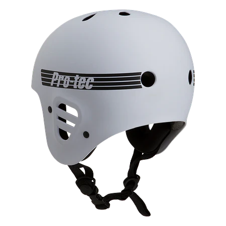 ProTec Full Cut Certificado - Matte White Casco