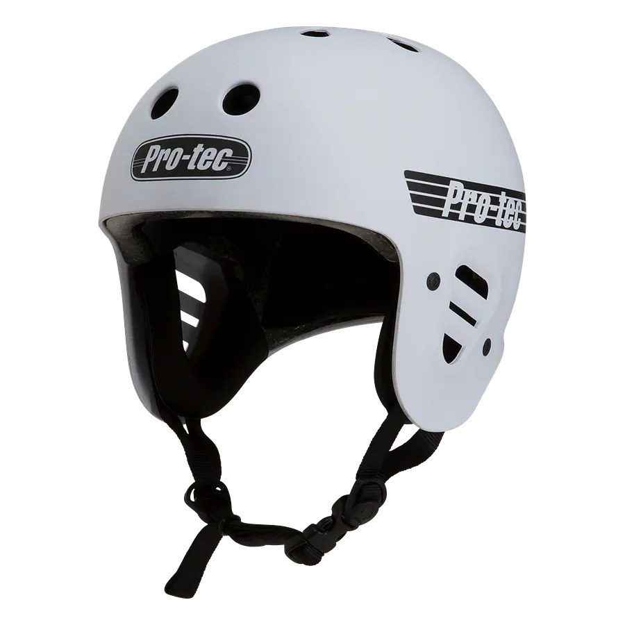 ProTec Full Cut Certificado - Matte White Casco
