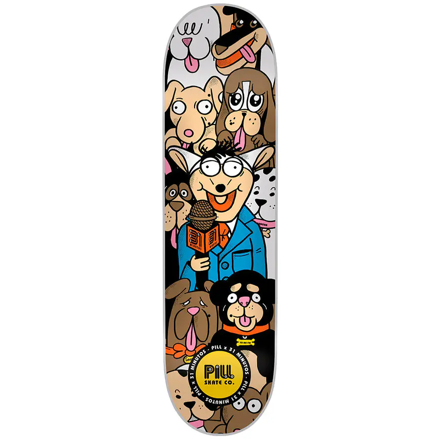 Pill 31 Minutos Mario Hugo y Sus Perros 2 7.875 Tabla Skate