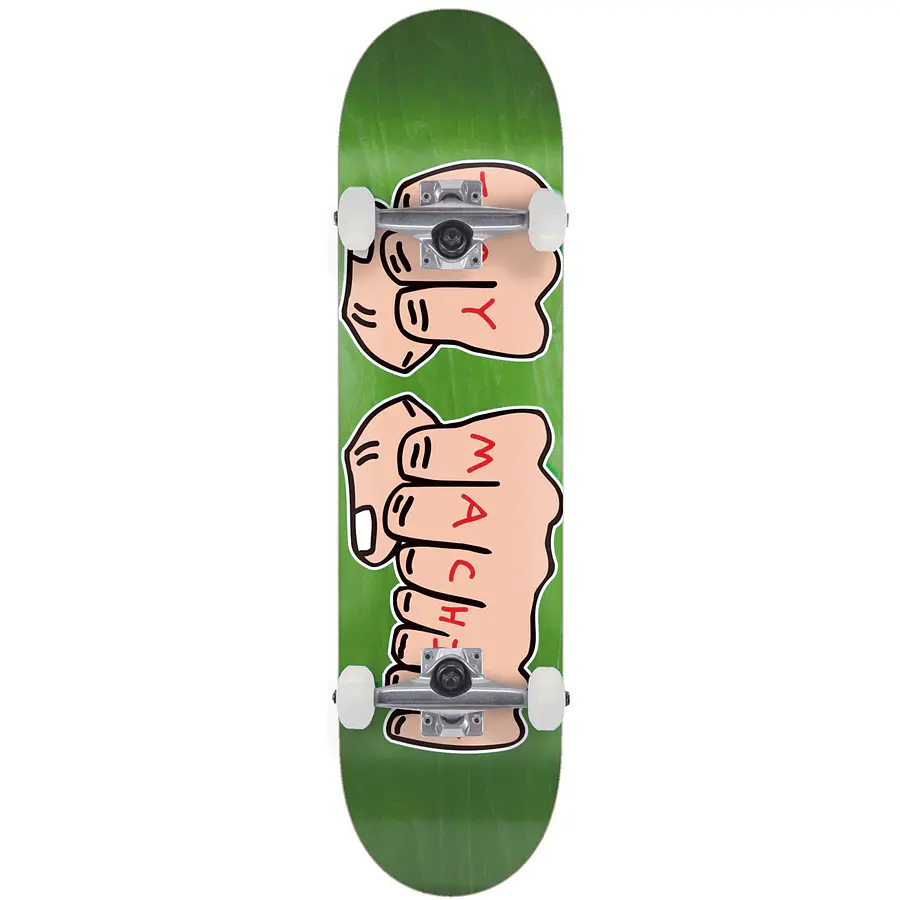 Toy Machine Fists Woodgrain Green 7.75 Tabla Armada