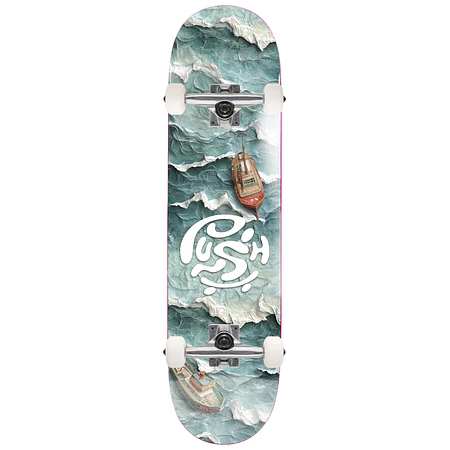 Push Ocean Blue FP 7.0" Tabla Armada