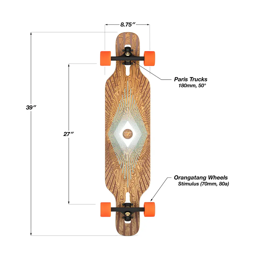 Loaded Tan Tien Prism Longboard Armado