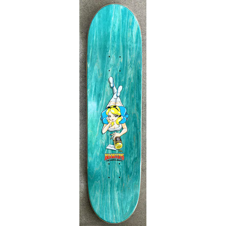 Hook Ups Official 8-Ball Alice - 8.5 X 32.25 Tabla Skate