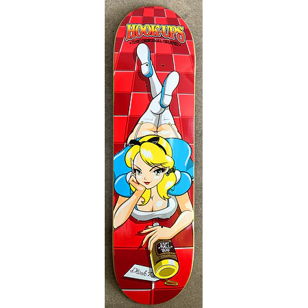 Hook Ups Official 8-Ball Alice - 8.5 X 32.25 Tabla Skate