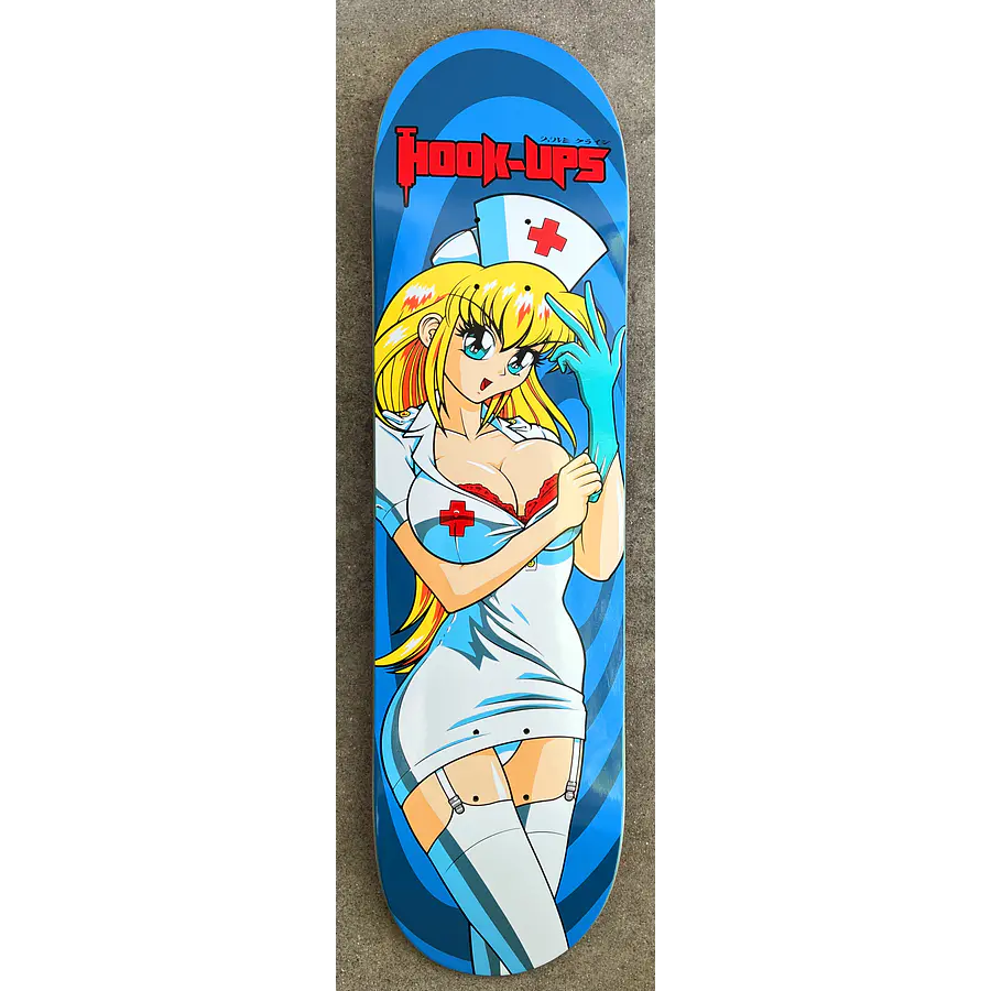 Hook Ups Official Nurse Daisy - 8.25 X 32.25 Tabla Skate