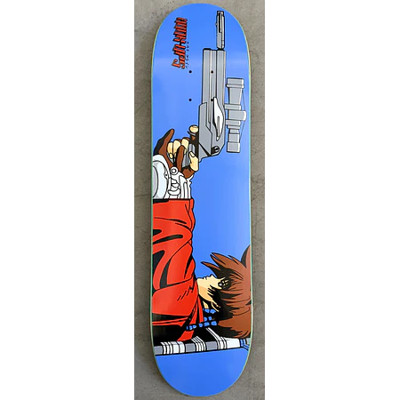 Hook Ups Official Signed Iria Hunter Blue 7.5 X 31 Hand Screened Tabla Skate