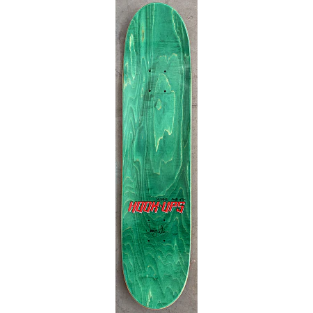 Hook Ups Official Signed Belldandy 7.3 Hand Screened Tabla Skate