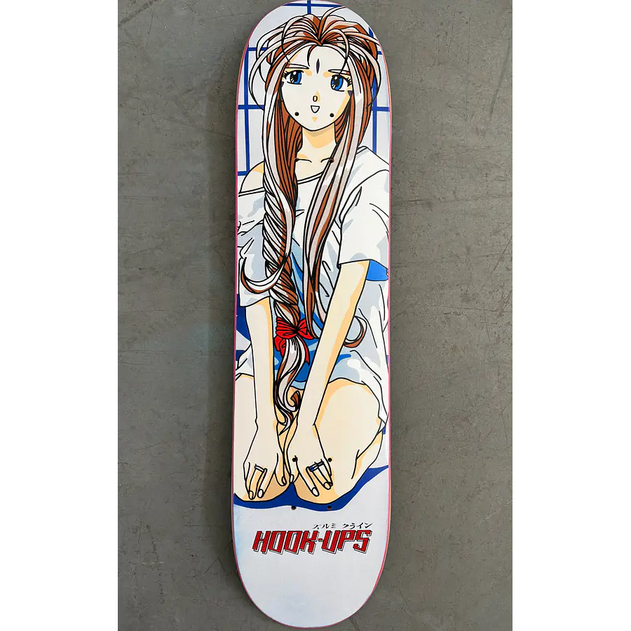Hook Ups Official Signed Belldandy 7.3 Hand Screened Tabla Skate
