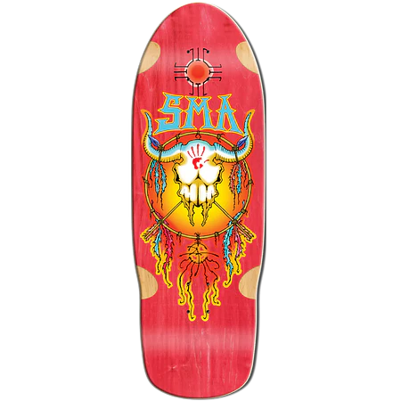 SMA Humpston Dream Catcher Red Stain 10.125" Skateboard Deck