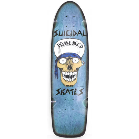 Suicidal Punk Skull Rider DK BLue/Black 8.3" Tabla Skate