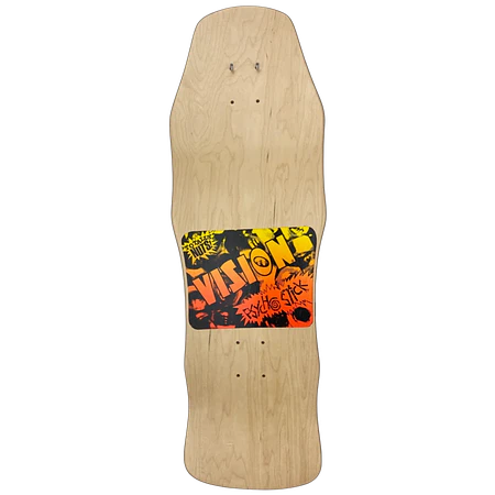 Vision Original Psycho Stick Deck Limited Colorway - Gold Foil 10" Tabla Skate