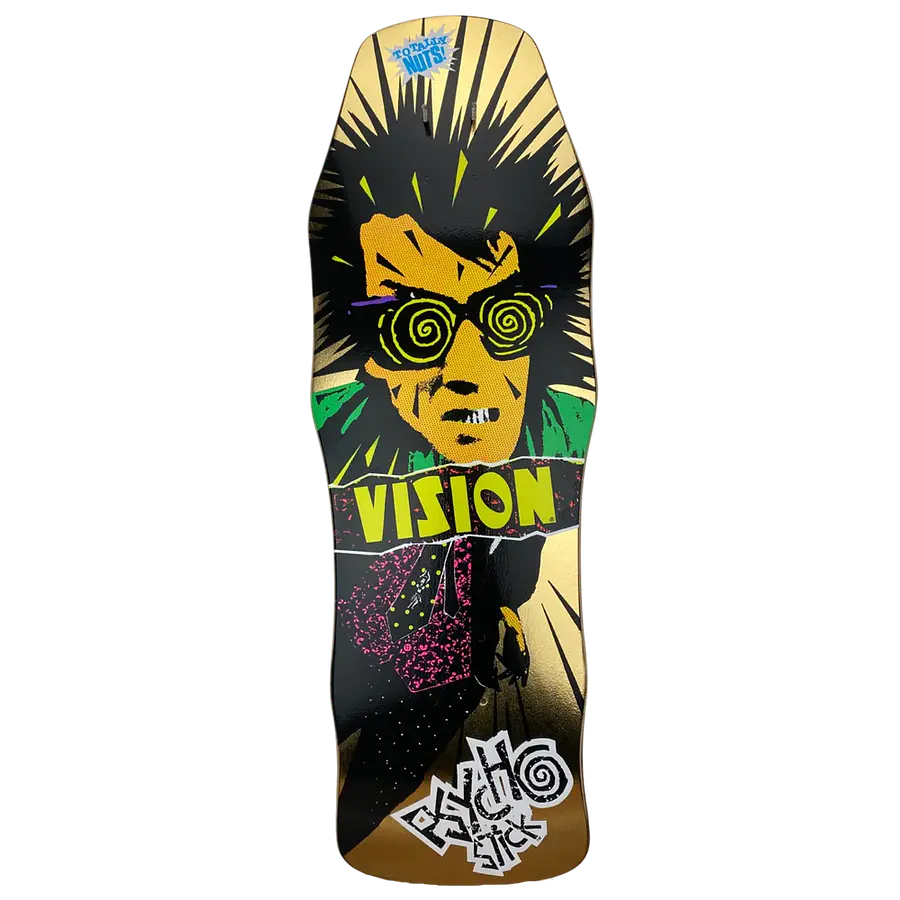 Vision Original Psycho Stick Deck Limited Colorway - Gold Foil 10