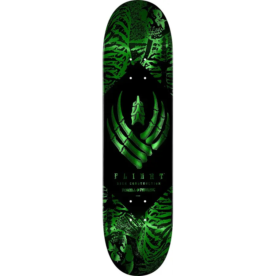 Powell Peralta Flight Deck Skeleton Green Foil 8.5