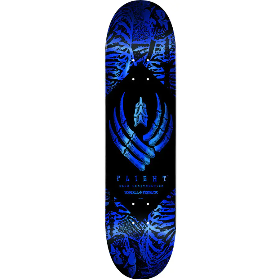 Powell Peralta Flight Deck Skeleton Blue Foil 8.75