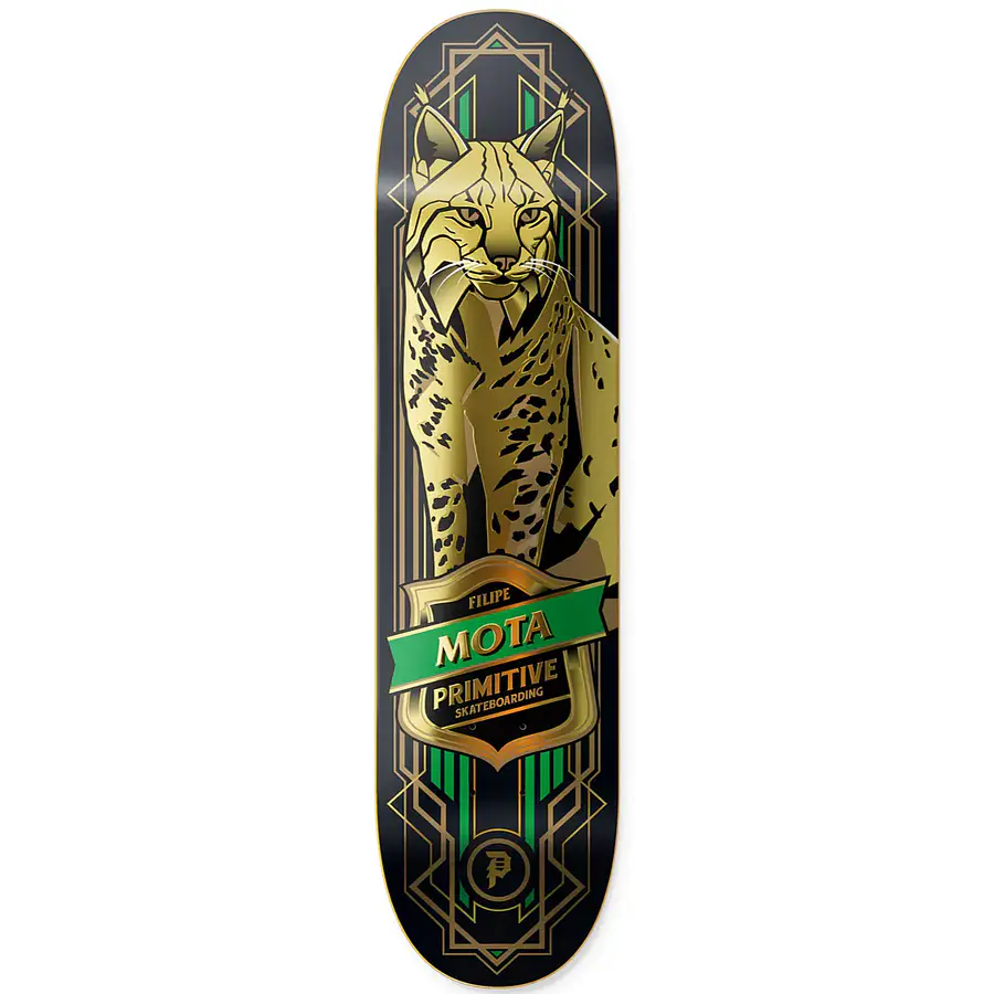 Primitive Mota Lynx de 8.25” Tabla Skate