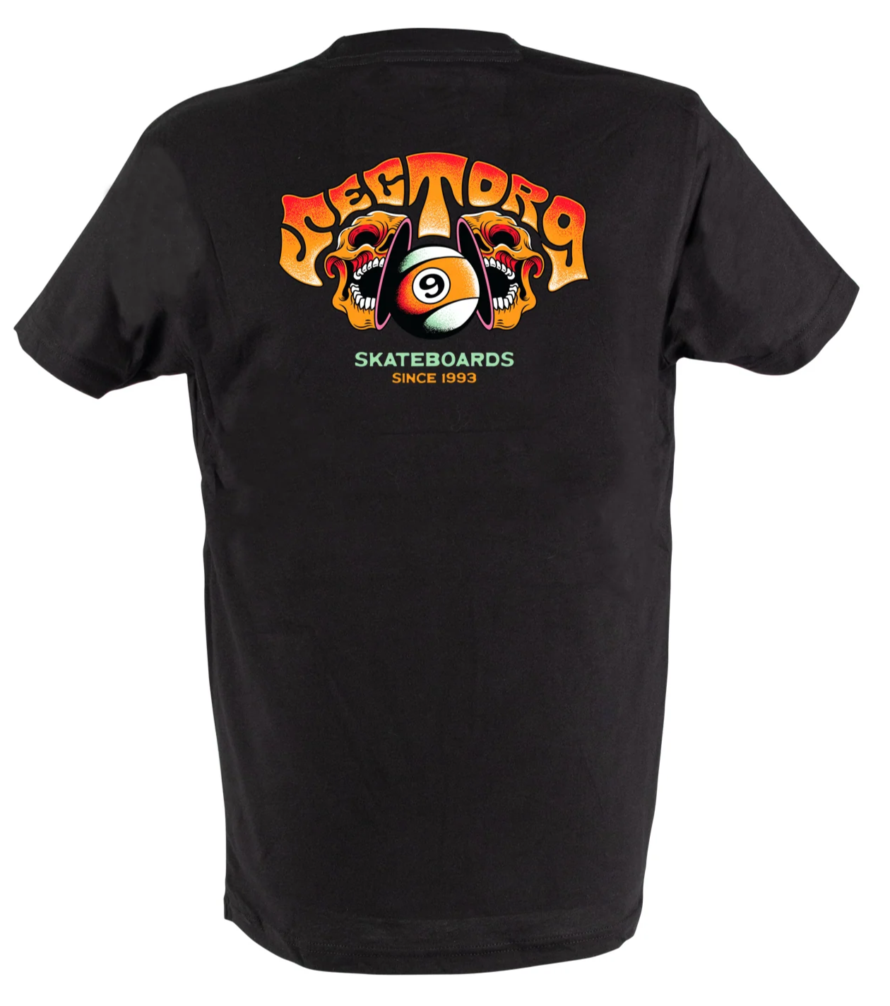 Sector 9 Split Tee - Black Poleras