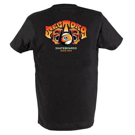 Sector 9 Split Tee - Black Poleras