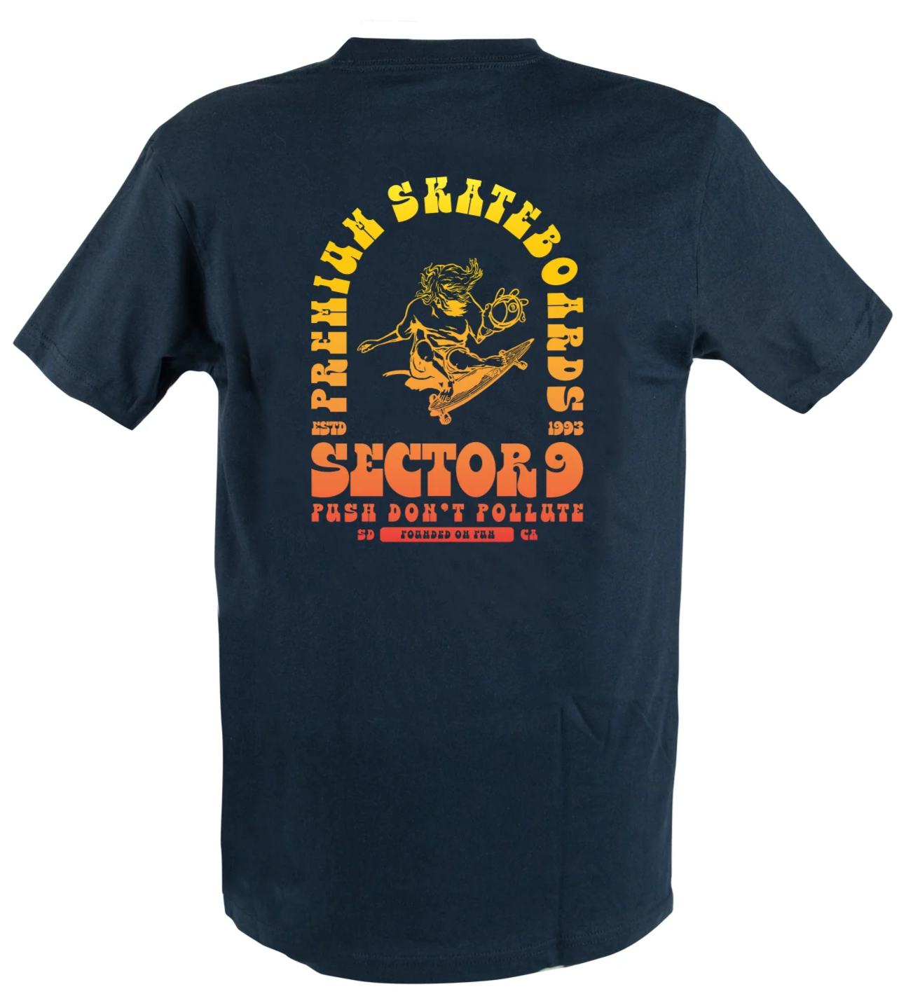 Sector 9 Arches Tee - Navy Poleras