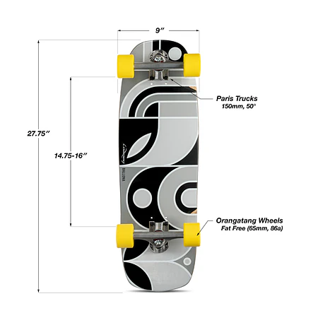 Loaded Ballona Orca Longboard Armado