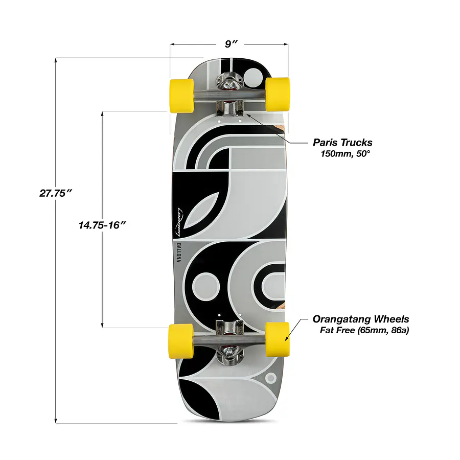 Loaded Ballona Orca Longboard Armado