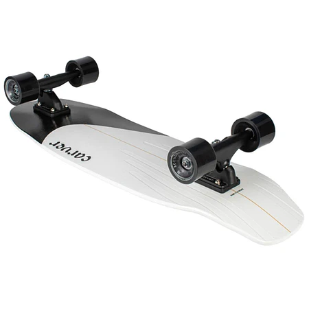 Carver CX Coal Satin 32.5'' Black Tip Surfskate Complete
