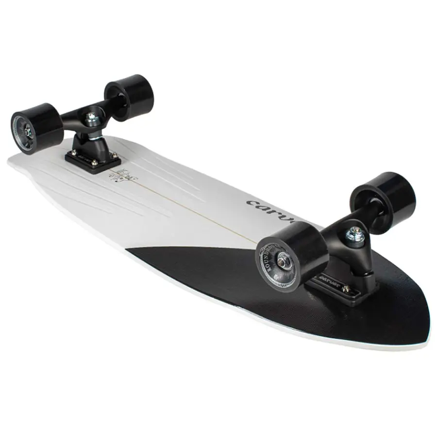 Carver CX Coal Satin 32.5'' Black Tip Surfskate Complete