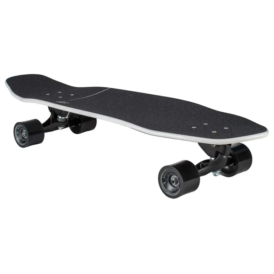 Carver CX Coal Satin 32.5'' Black Tip Surfskate Complete