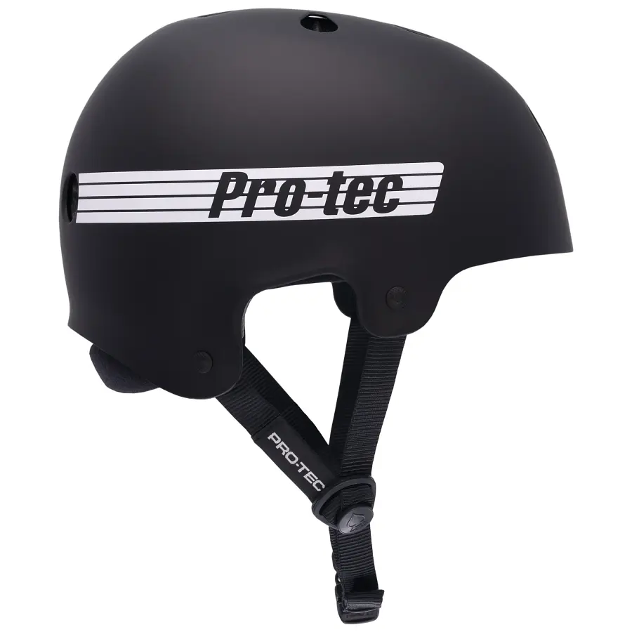ProTec Full Old School LP Helmet - Matte Black (CERTIFIED) CASCO