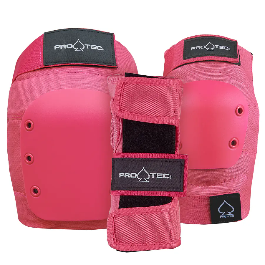 Protec Street Gear 3 pack Open Back Pink Protecciones