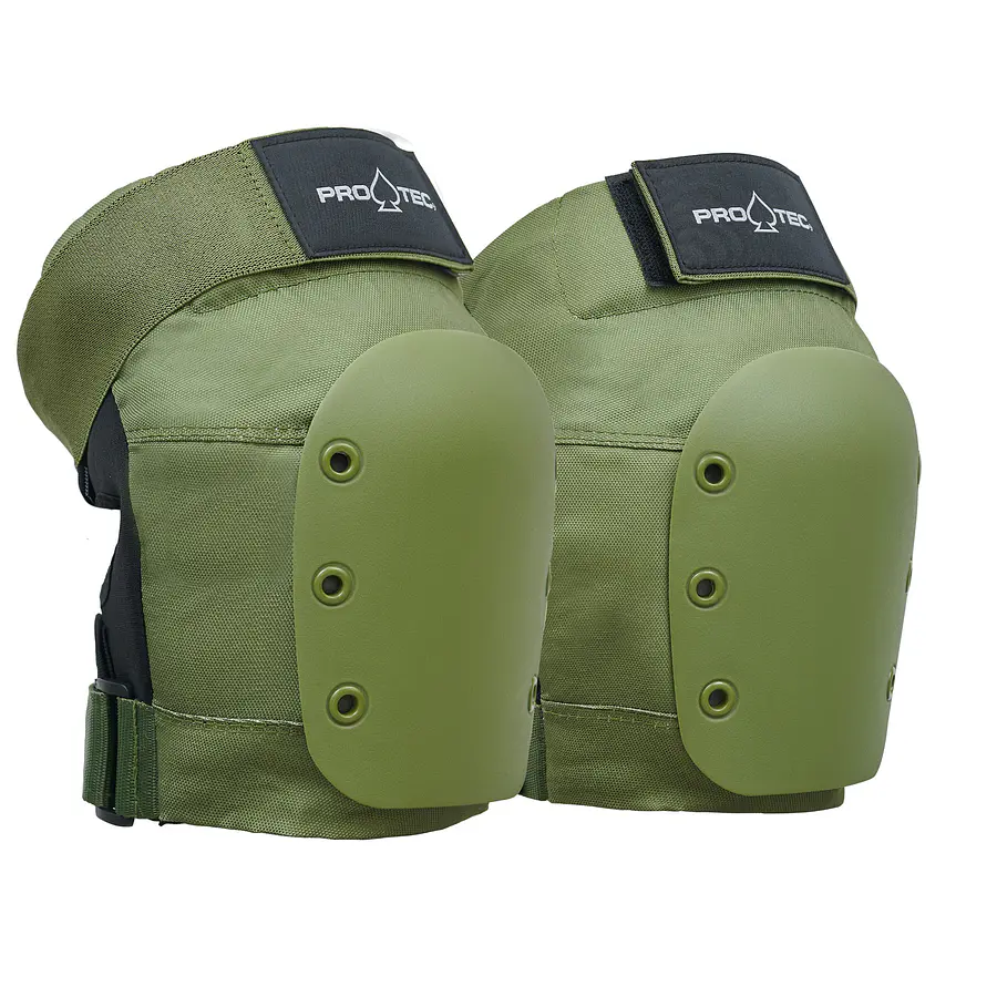 Protec Street Gear 3 pack Open Back Green Army Protecciones