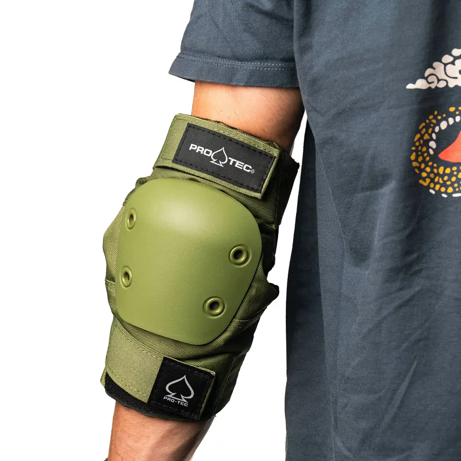 Protec Street Gear 3 pack Open Back Green Army Protecciones