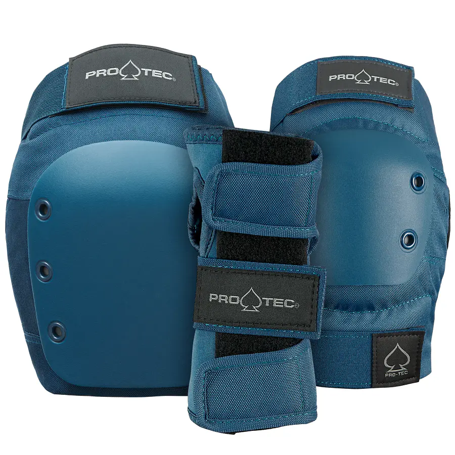 Protec Street Gear 3 pack Open Back Blue Protecciones