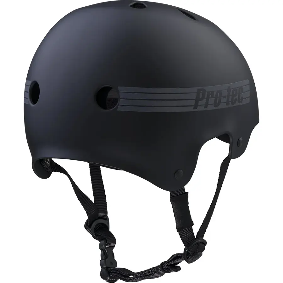 Protec Lasek OG Matte Black Reflective Casco