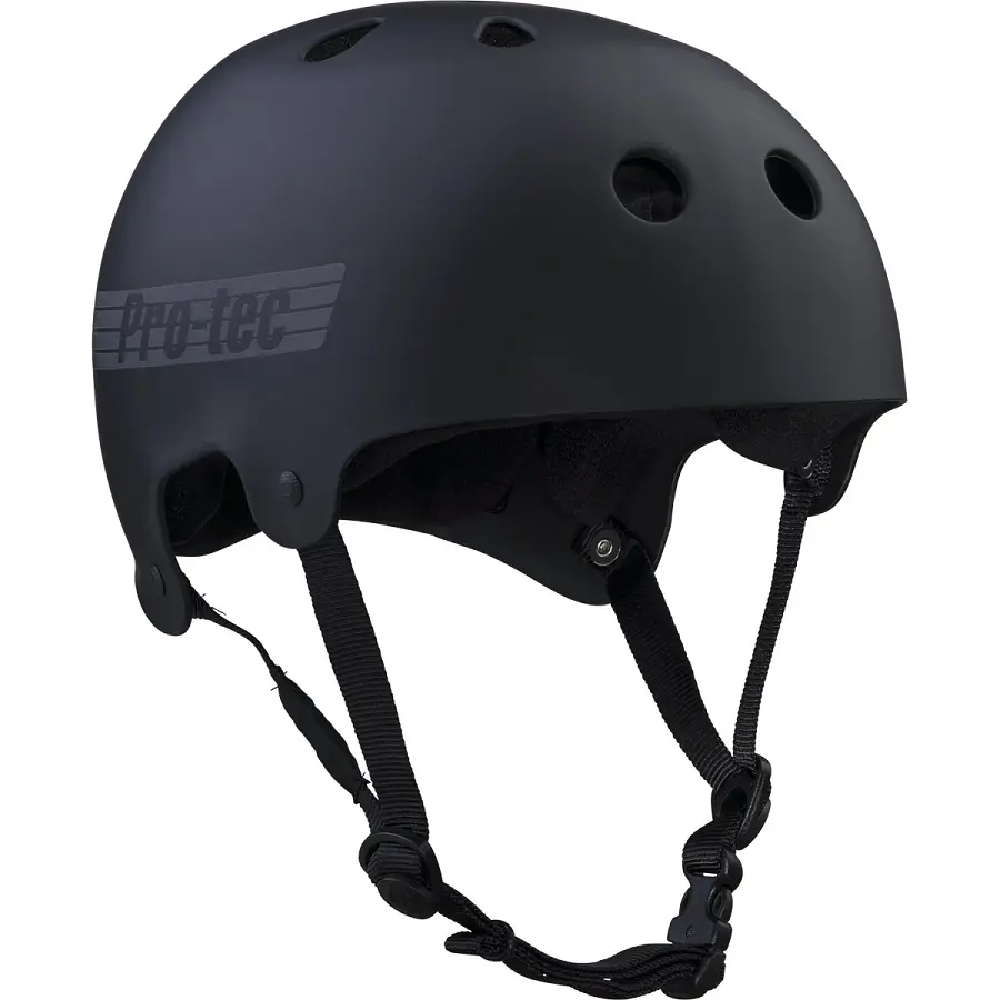 Protec Lasek OG Matte Black Reflective Casco
