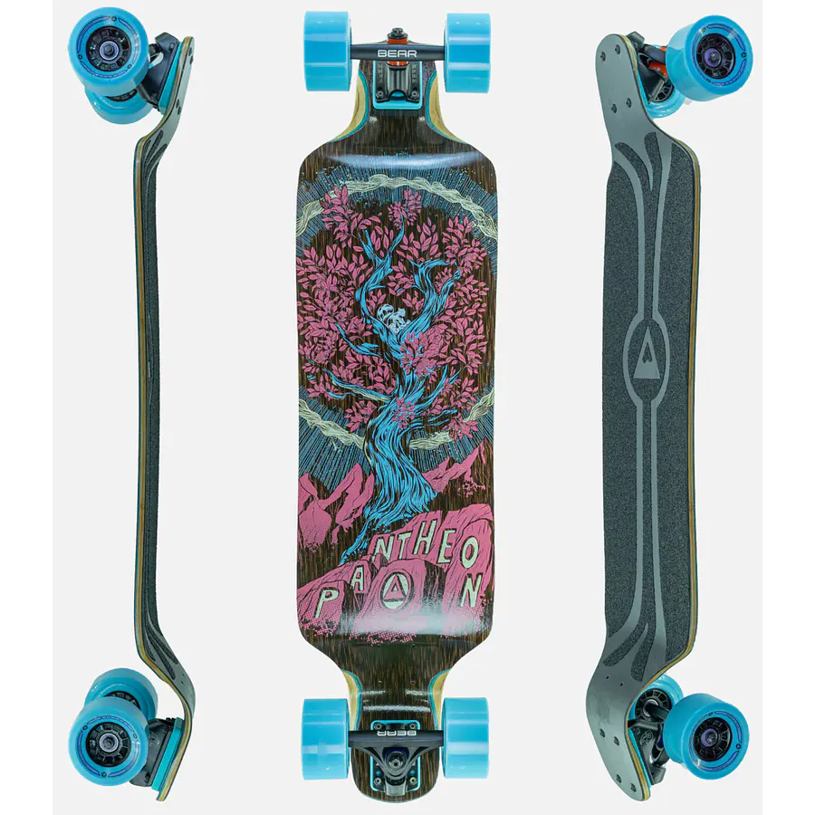 Pantheon Super Duper Sonic Bamboo Medium Flex Longboards Armado