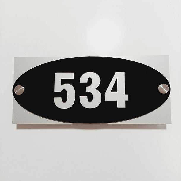 Numeros De Casa, 13x30cm, Modelo E, Hasta 5 Numeros 1