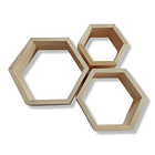 Set de 3 Repisas Hexagonales 4