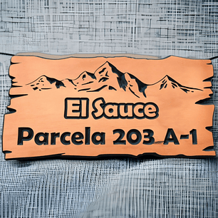 Letrero Madera 25x49cm