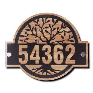 Placa Números de Casa 25x30cm Hasta 5 números. Modelo H2