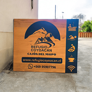 Letreros de Madera Personalizados en Pino – Para Negocio, Parcela o Señaletica