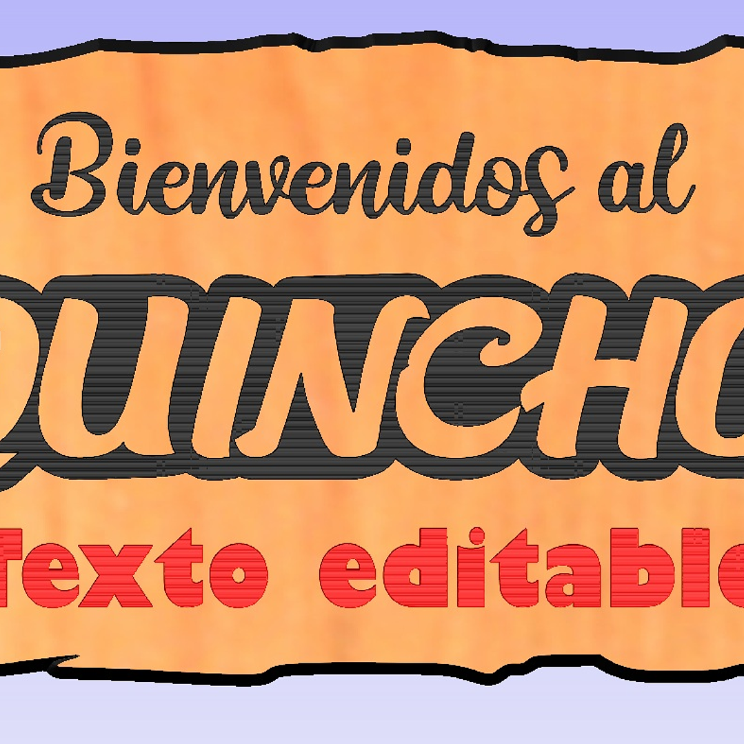 Letrero de madera para quincho 25×50 cm personalizado – estilo rustico 5