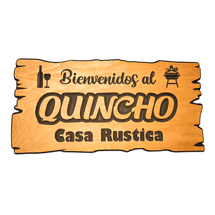 Letrero de madera para quincho 35×70 cm personalizado – estilo rustico