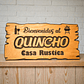 Letrero de madera para quincho 35×70 cm personalizado – estilo rustico - Miniatura 8
