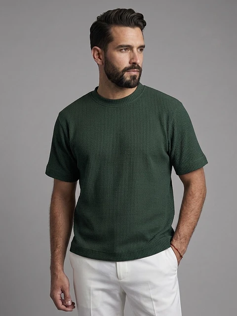 POLERA WAFFLE ALGODON 