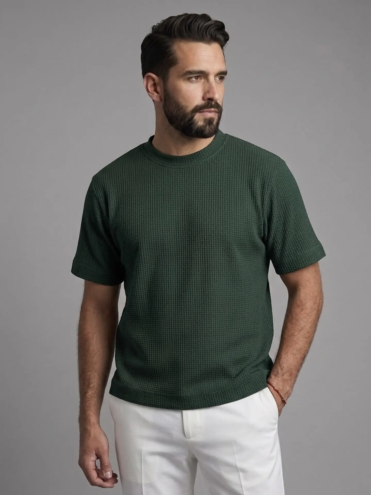 POLERA WAFFLE ALGODON  1