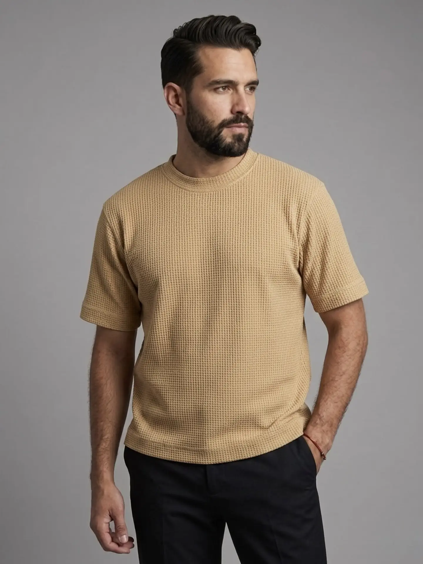POLERA WAFFLE ALGODON  4