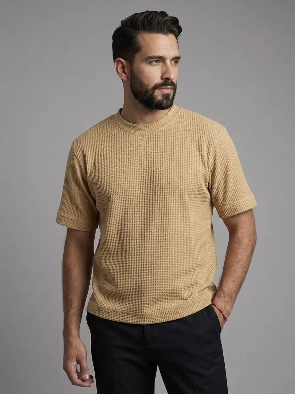 POLERA WAFFLE ALGODON  4