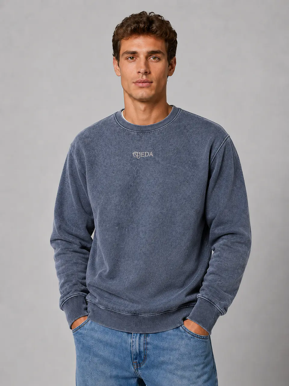 POLERÓN ACID WASH CUELLO REDONDO (HEAVYWEIGHT) 1