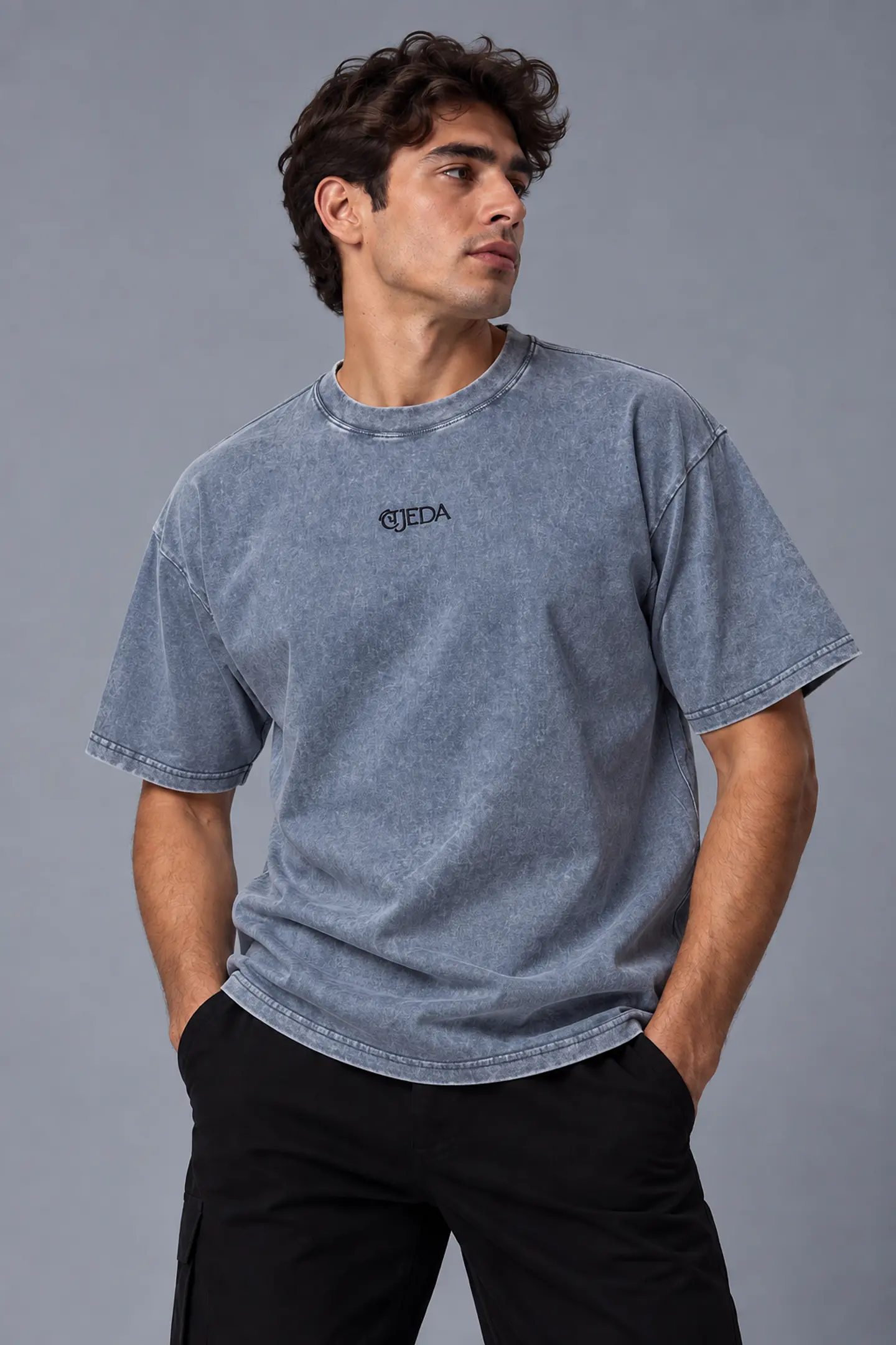 POLERA OVERSIZE STONEWASH 5