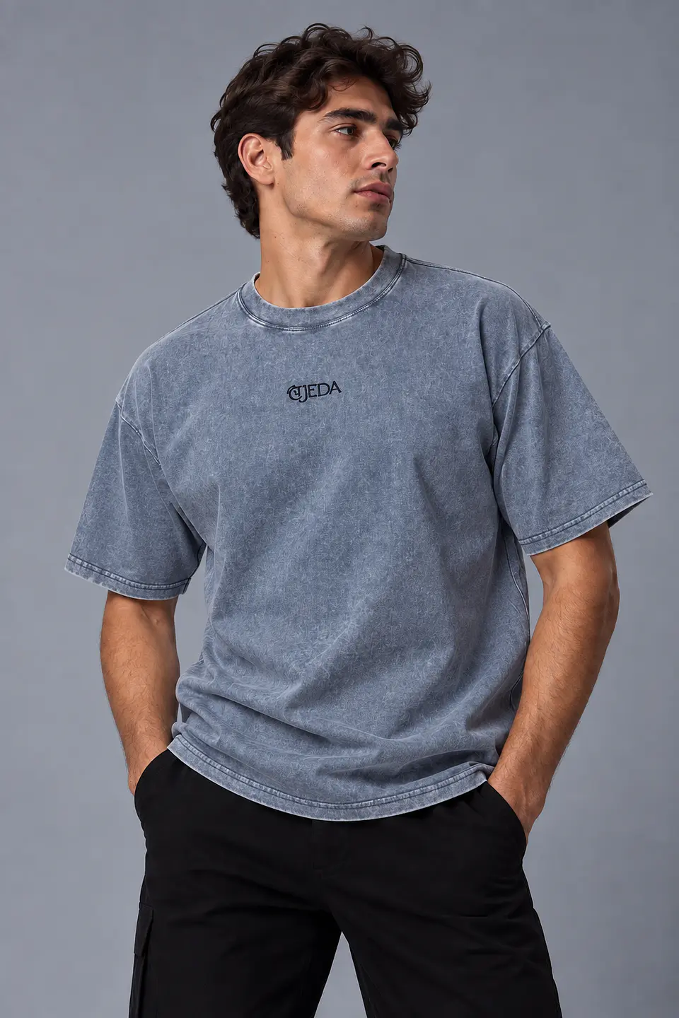 POLERA OVERSIZE STONEWASH 5